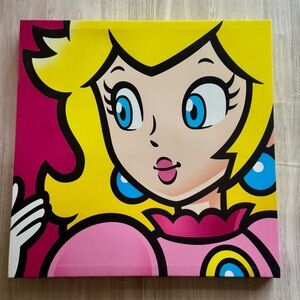 🍑 Princess Peach Canvas Art